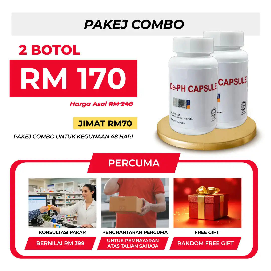 Pakej 2 Botol DE-PH