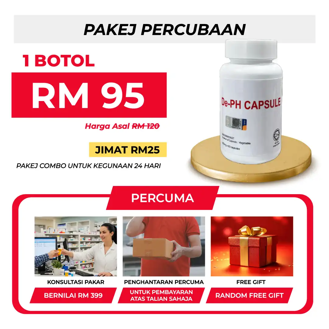 Pakej 1 Botol DE-PH